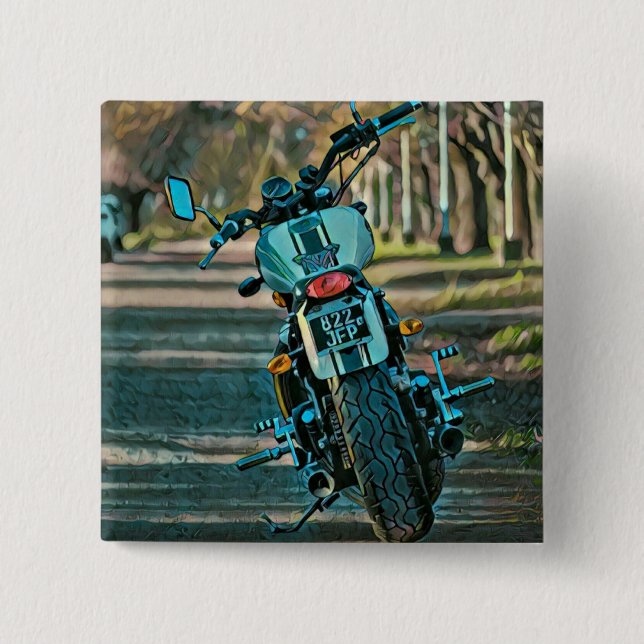 motorcycle gifts for boyfriend button (Front)