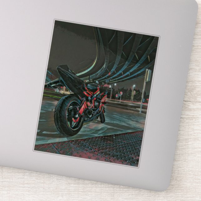motorcycle gifts for boyfriend sticker (Detail)
