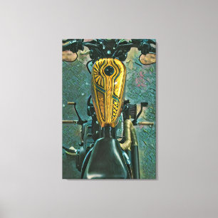 motorcycle gifts for him canvas print