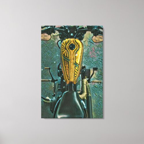 motorcycle gifts for him canvas print
