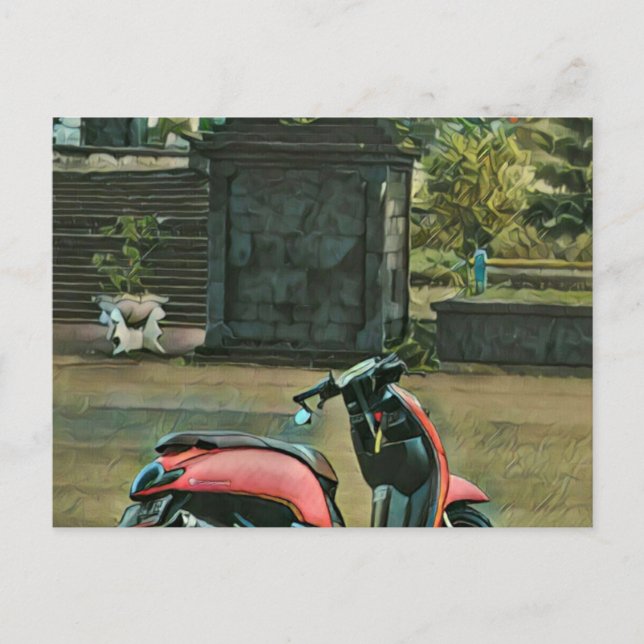 motorcycle gifts for him postcard (Front)