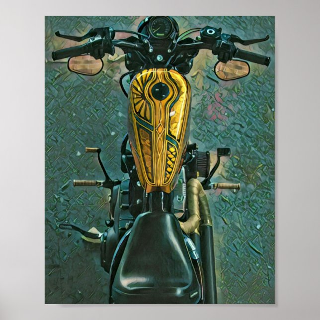 motorcycle gifts for him poster (Front)