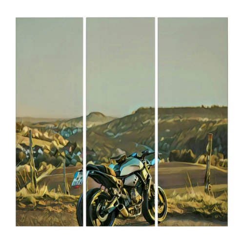 Motorcycle gifts triptych
