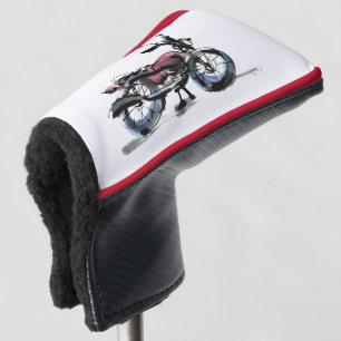 Motorcycle Golf Head Cover