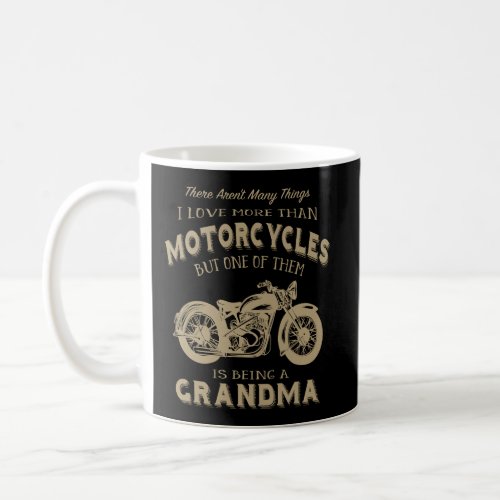 Motorcycle Grandma Funny Vintage Biker Granny Biki Coffee Mug