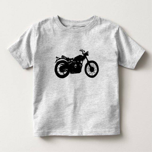 Motorcycle Graphic Toddler T Shirt (Front)