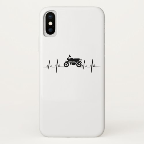 Motorcycle Heartbeat Biker Gif iPhone X Case