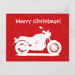 Motorcycle Holiday Postcard