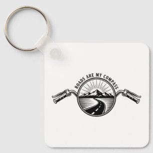 Motorcycle Horizon Adventure Keychain