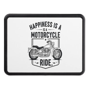 Motorcycle in Desert Cactus Western Set (2) Hitch Cover