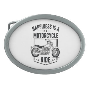 Motorcycle in Desert Cactus Western Set (4) Belt Buckle