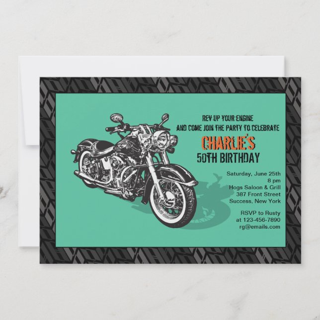 Motorcycle Invitation (Front)