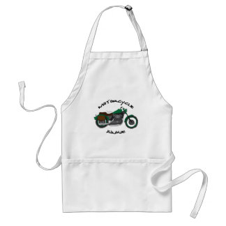 motorcycle junkie adult apron