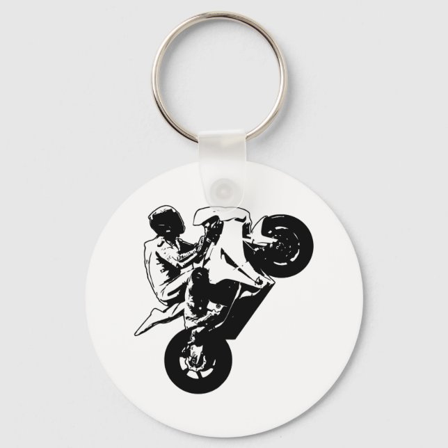 Motorcycle     keychain (Front)