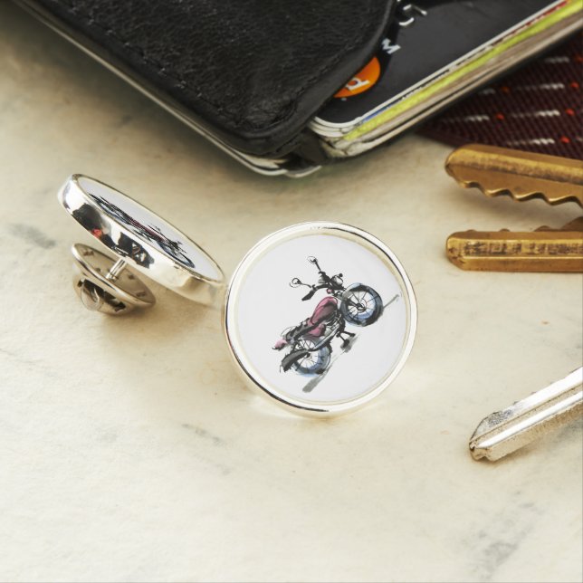 Motorcycle Lapel Pin (In Situ)