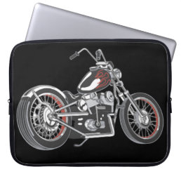 Motorcycle. Laptop Sleeve