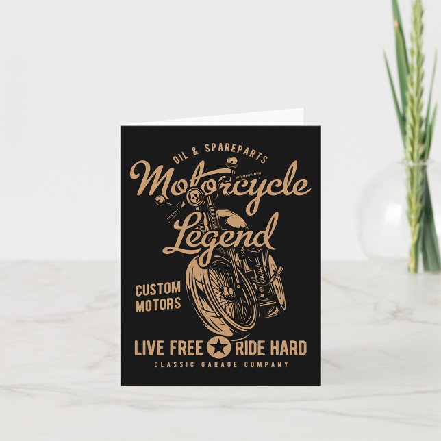 Motorcycle Legend Live Free Ride Hard Card (Creator Uploaded)