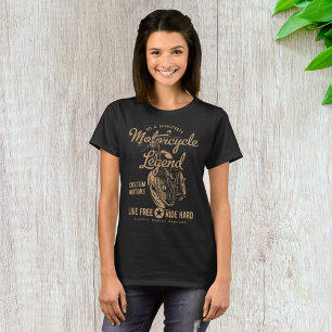 Motorcycle Legend Live Free Ride Hard T-Shirt