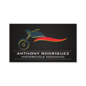 Motorcycle Logo | Carbon Fiber Business Card