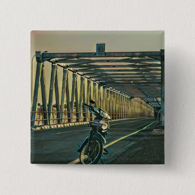 Motorcycle lover gift button (Front)