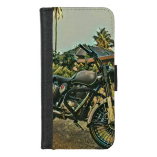 Motorcycle lover gift iPhone 8/7 wallet case