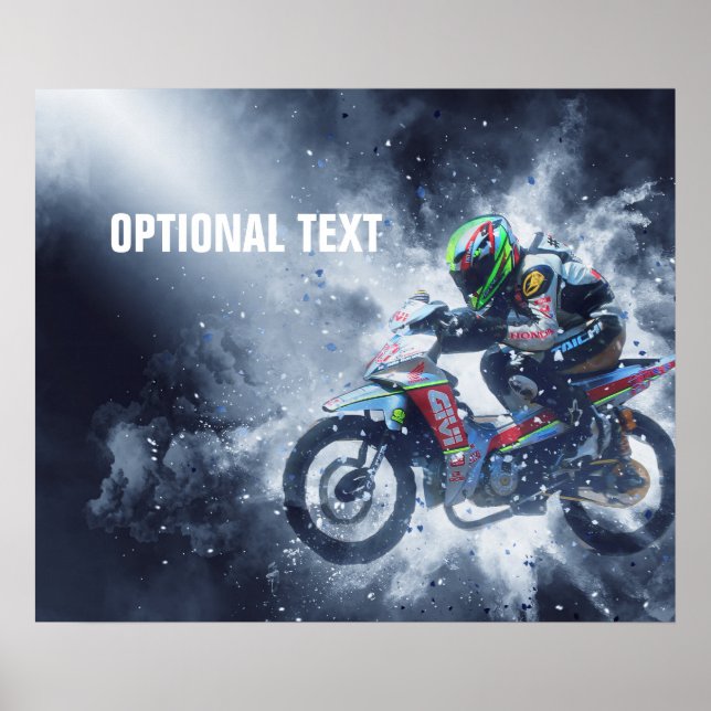 Motorcycle Madness Explosions Poster (Front)