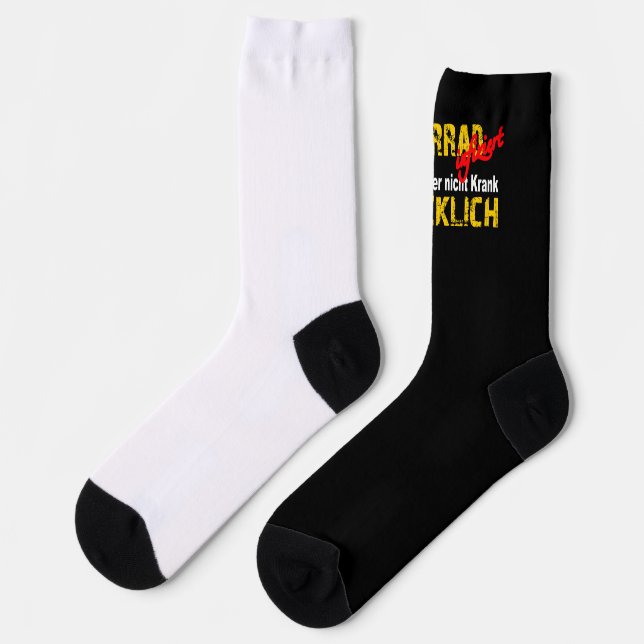 Motorcycle makes you happy - motorcycle infected socks (Left)