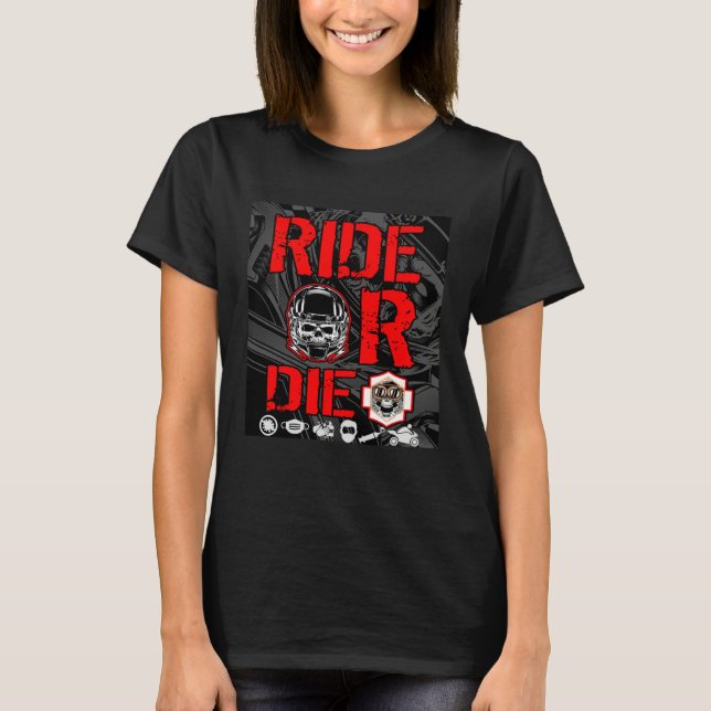 Motorcycle  Men  Plus Size Womens Summer T-Shirt (Front)