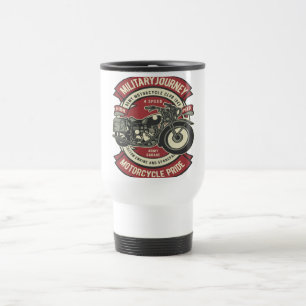 Motorcycle Military Travel Mug