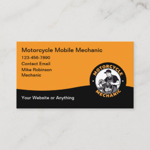 Motorcycle Mobile Mechanic Business Card
