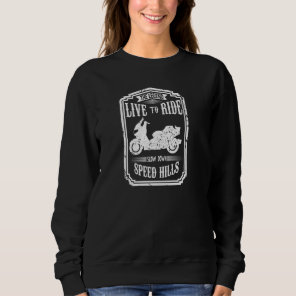 Motorcycle Moped Scooter Racing Pul Sweatshirt