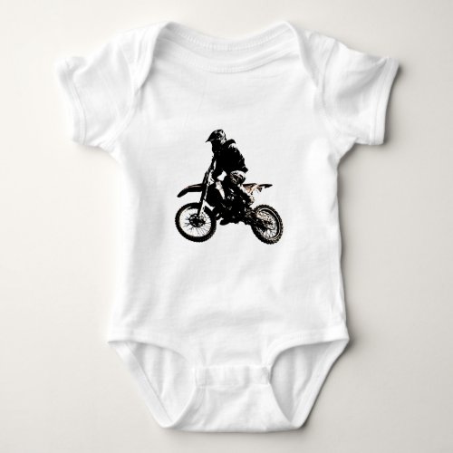 Motorcycle Motocross Baby Bodysuit