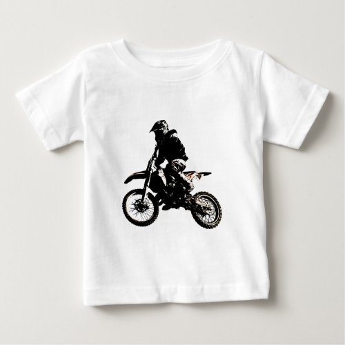 Motorcycle Motocross Baby T_Shirt
