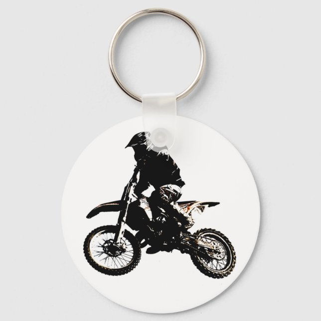 Motorcycle Motocross Keychain (Front)
