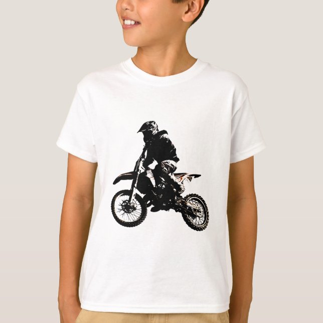 Motorcycle Motocross T-Shirt (Front)