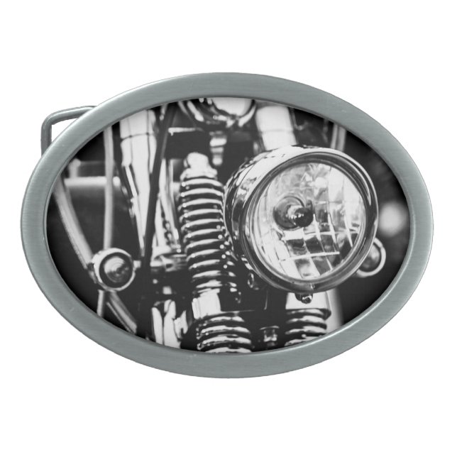 Motorcycle Motorbike Biker Ride Rider Belt Buckle (Front)