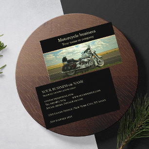 Motorcycle Motorbike biker shop repair Business Card