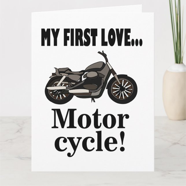 Motorcycle Motorbike Birthday  Card (Front)
