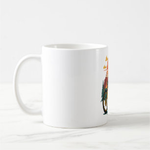 Motorcycle Motorbike Retro Vintage Sunset Coffee Mug