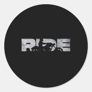 Motorcycle Motorcycle Classic Round Sticker