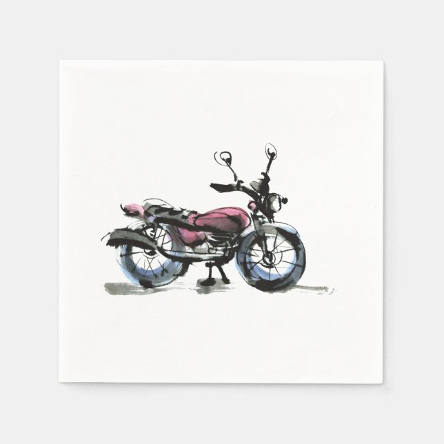 Motorcycle Napkins (Front)