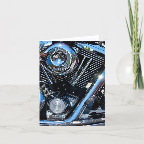 Motorcycle Note Card