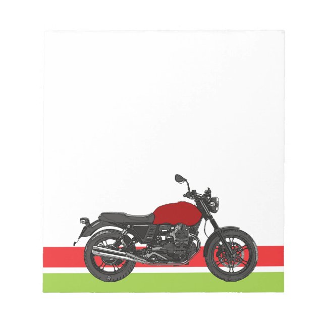 Motorcycle Notepad (Front)