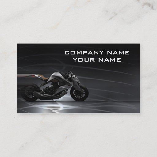 Customizable Motorcycle office card business card template