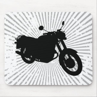 Motorcycle: Outline Profile: Custom Mousepad