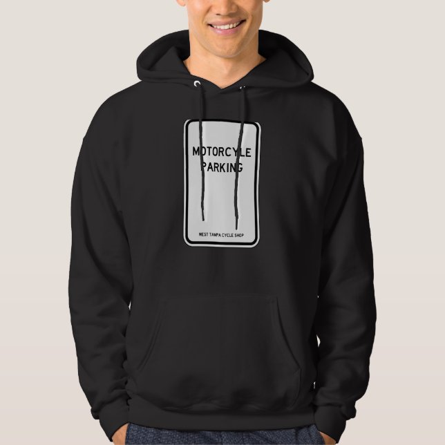 Motorcycle Parking Hoodie (Front)