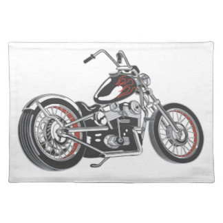 Motorcycle. Placemat