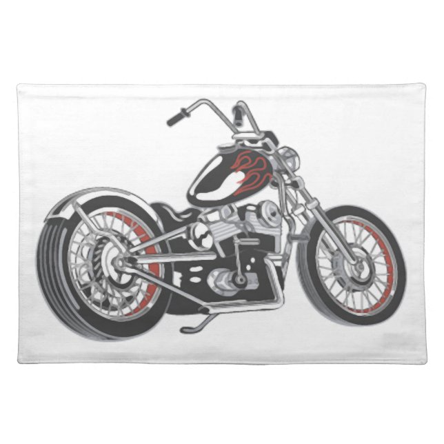 Motorcycle. Placemat (Front)