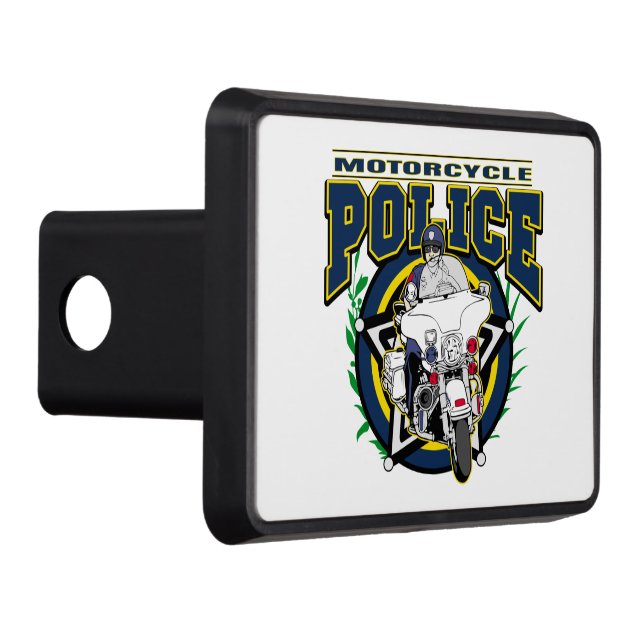Motorcycle Police Hitch Cover (Right)