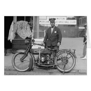 Motorcycle Police Officer, 1924 Cards